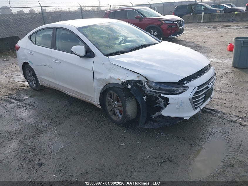Vin: kmhd84lf2ju621599, lot: 2897271, hyundai elantra gl 20181
