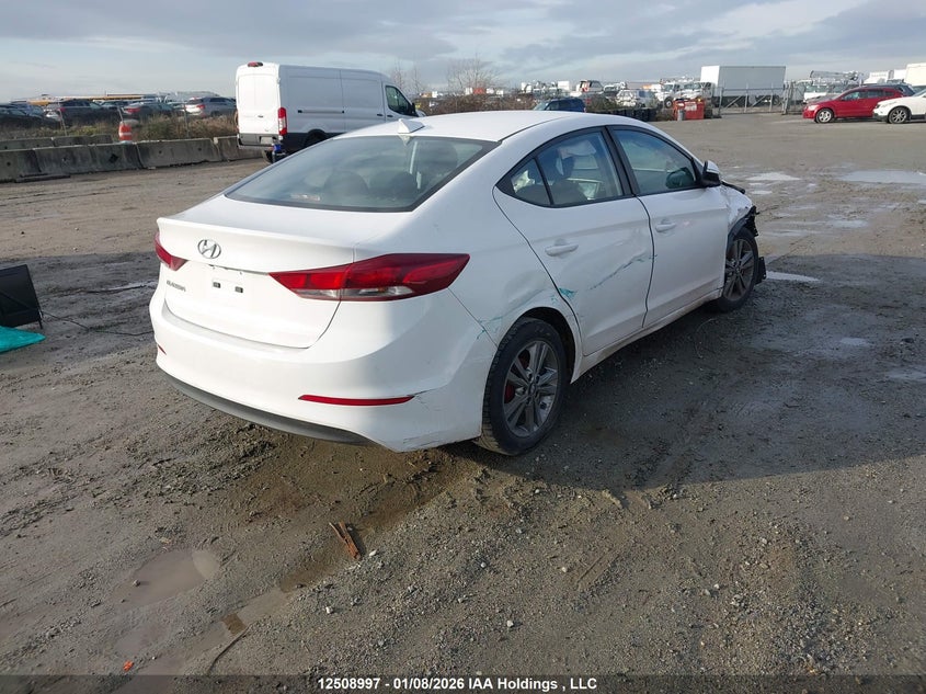 Vin: kmhd84lf2ju621599, lot: 2897271, hyundai elantra gl 20184