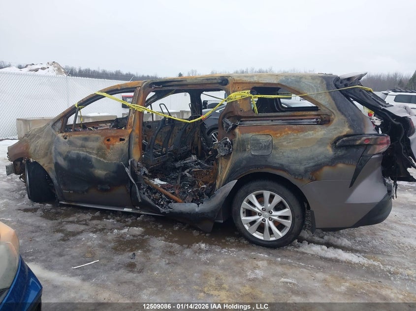 2021 Toyota Sienna Le/Xle/Xse/Limited/Platinum VIN: 5TDGSKFC3MS036600 Lot: 12509086