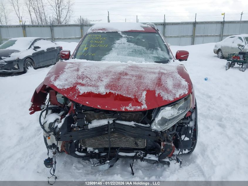 2015 Nissan Rogue S/Sl/Sv VIN: 5N1AT2MVXFC861511 Lot: 12509145