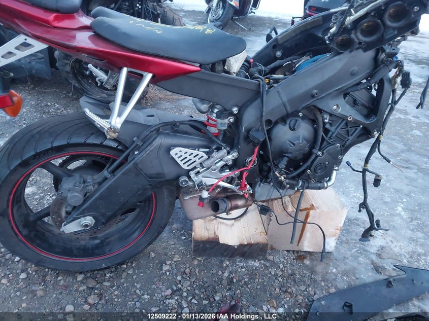 2011 Yamaha Yzfr6 VIN: JYARJ16N5BA002056 Lot: 12509222