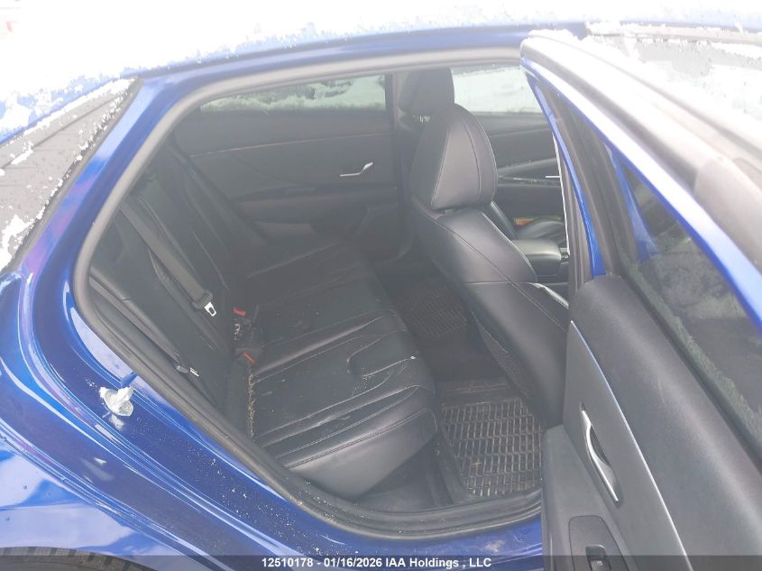 2022 Hyundai Elantra Hybrid Ultimate VIN: KMHLN4AJ0NU026414 Lot: 12510178