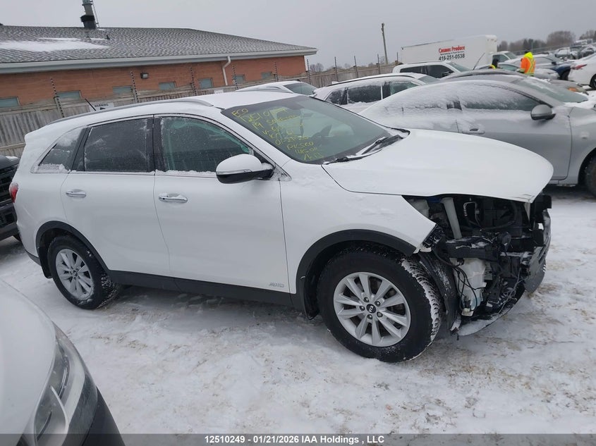 2019 Kia Sorento 2.4L Lx VIN: 5XYPGDA33KG601202 Lot: 12510249