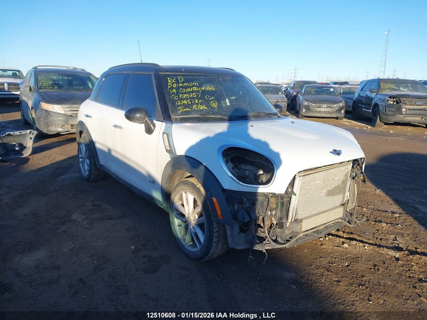 2014 Mini Countryman Cooper S VIN: WMWZC5C59EWP39257 Lot: 12510608