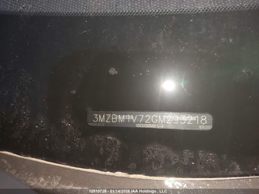 2016 Mazda 3 Touring VIN: 3MZBM1V72GM293218 Lot: 12510728