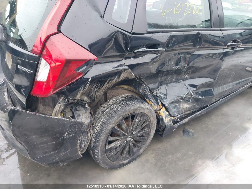 2019 Honda Fit Sport VIN: 3HGGK5H68KM102260 Lot: 12510910