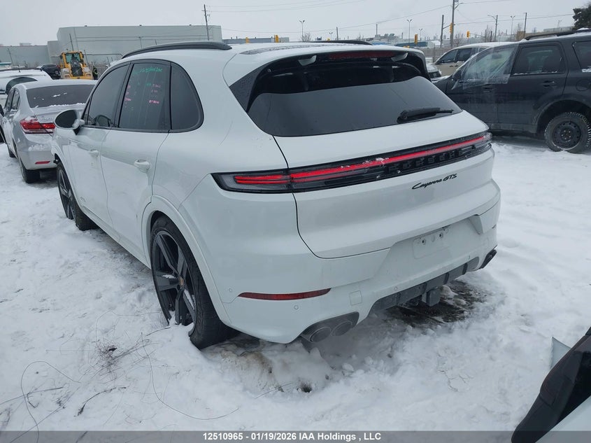 Vin: wp1ag2ay9sda25344, lot: 2899410, porsche cayenne 20253