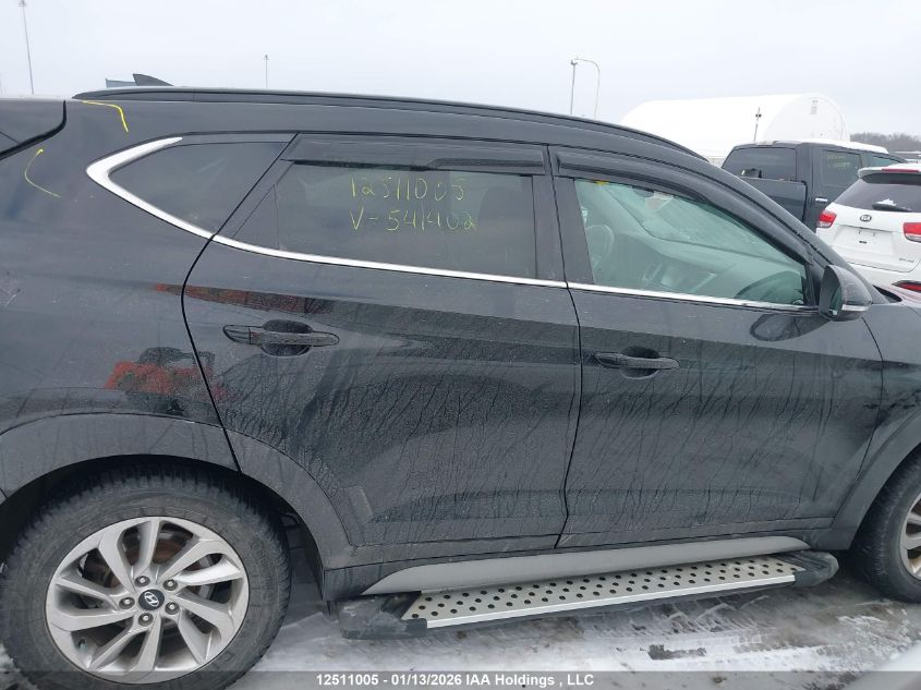 2017 Hyundai Tucson Limited/Sport And Eco/Se VIN: KM8J3CA47HU541402 Lot: 12511005