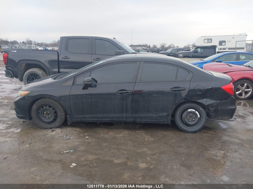 2012 Honda Civic 1.8 Black Lot 111012511778 Vin 2HGFB2F52CH010467