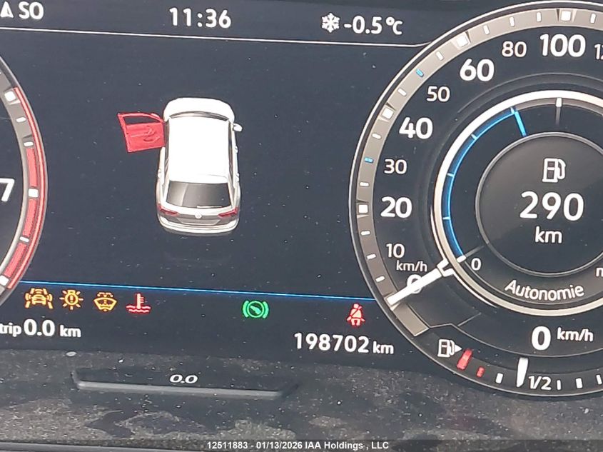 2018 Volkswagen Tiguan Sel Premium VIN: 3VV4B7AX9JM216624 Lot: 12511883