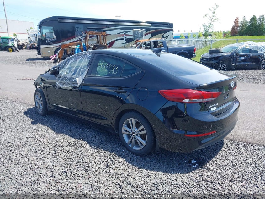 Vin: kmhd84lf2hu322074, lot: 2901021, hyundai elantra 20173