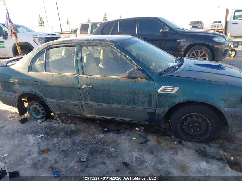 1999 TOYOTA TERCEL SEDAN 1.5L I-4 DOHC, 93HP