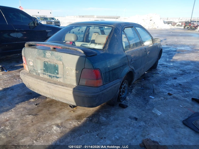 1999 TOYOTA TERCEL SEDAN 1.5L I-4 DOHC, 93HP