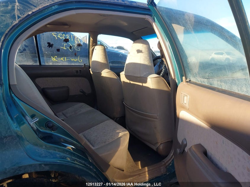 1999 TOYOTA TERCEL SEDAN 1.5L I-4 DOHC, 93HP