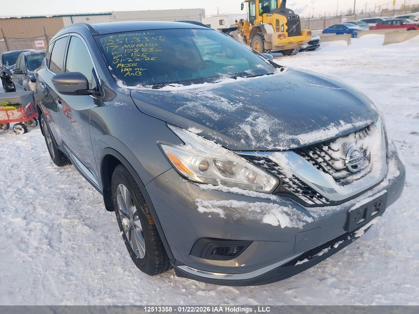 5N1AZ2MG9HN178836 2017 Nissan Murano S/Sl/Sv/Platinum auction photo 1