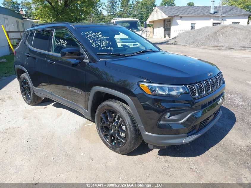 2025 Jeep Compass Latitude Lux, Theft Recovery, IAAI, VIN 3C4NJDFN4ST618425