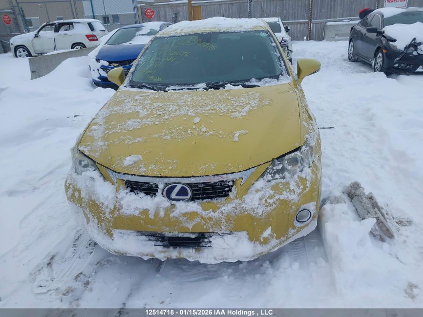 2011 Lexus Ct 200H VIN: JTHKD5BH4B2000697 Lot: 12514718