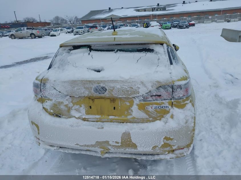 2011 Lexus Ct 200H VIN: JTHKD5BH4B2000697 Lot: 12514718