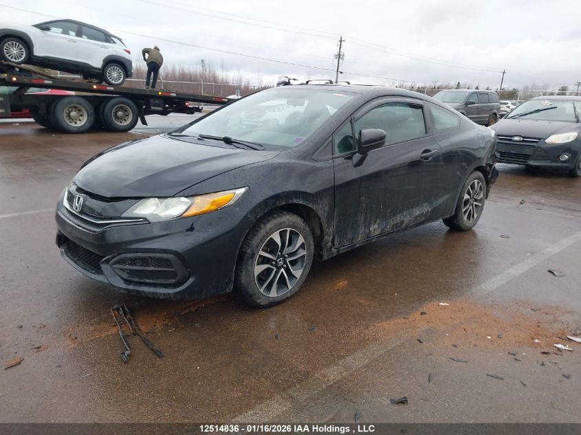 2015 Honda Civic VIN: 2HGFG3A55FH001958 Lot: 12514836