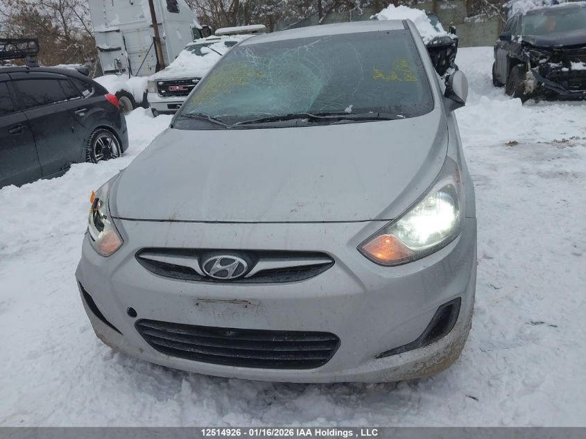 2014 Hyundai Accent Gls/Gs VIN: KMHCT5AE5EU195455 Lot: 12514926