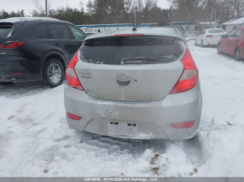 2014 Hyundai Accent Gls/Gs VIN: KMHCT5AE5EU195455 Lot: 12514926