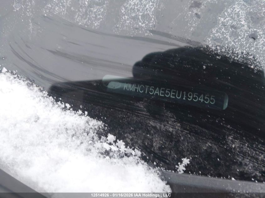 2014 Hyundai Accent Gls/Gs VIN: KMHCT5AE5EU195455 Lot: 12514926