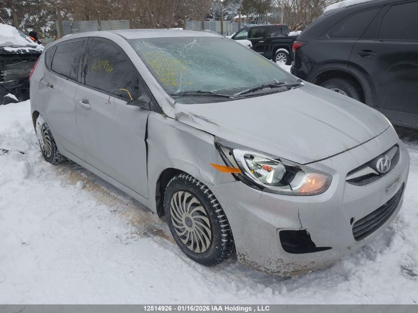 2014 Hyundai Accent Gls/Gs VIN: KMHCT5AE5EU195455 Lot: 12514926