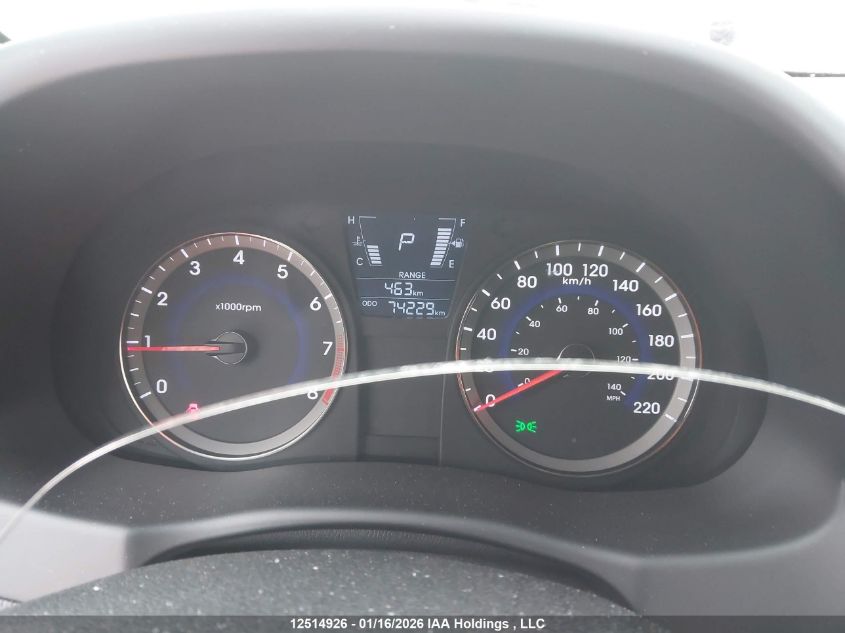 2014 Hyundai Accent Gls/Gs VIN: KMHCT5AE5EU195455 Lot: 12514926