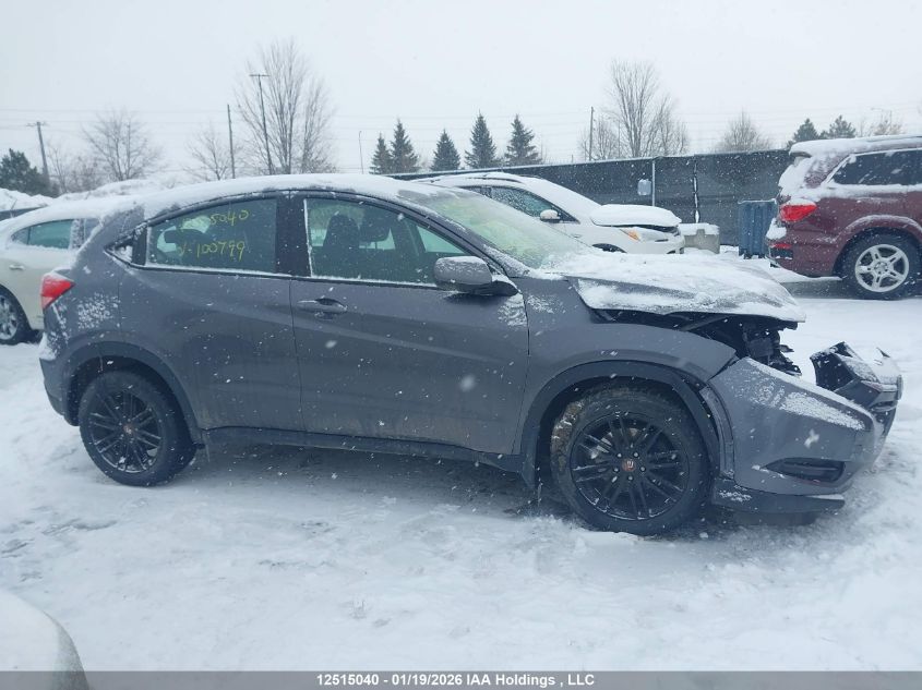 2018 Honda Hr-V Lx VIN: 3CZRU6H34JM100799 Lot: 12515040