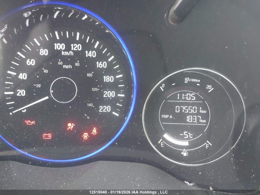 2018 Honda Hr-V Lx VIN: 3CZRU6H34JM100799 Lot: 12515040