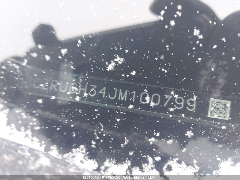 2018 Honda Hr-V Lx VIN: 3CZRU6H34JM100799 Lot: 12515040