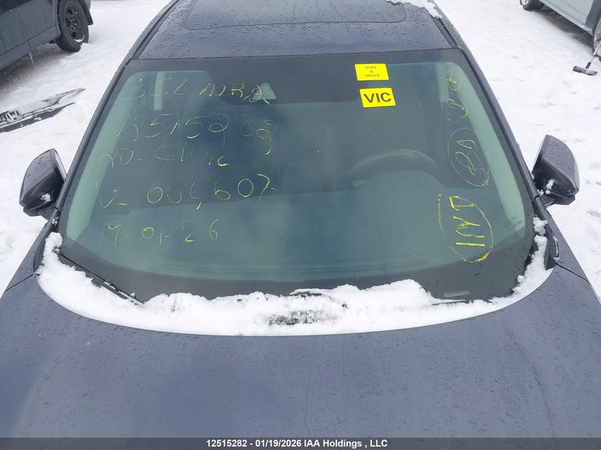 2020 Honda Civic VIN: 2HGFC2F78LH004607 Lot: 12515282