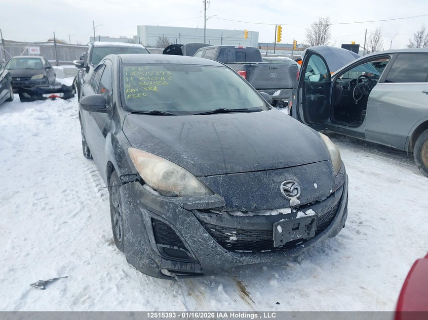 2011 Mazda 3 I VIN: JM1BL1UF3B1362356 Lot: 12515393