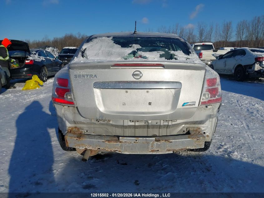 2012 Nissan Sentra 2.0 S VIN: 3N1AB6AP6CL618222 Lot: 12515502