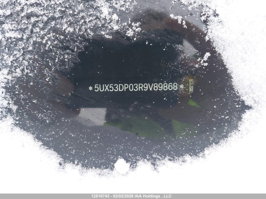 2024 BMW X3 xDrive30I VIN: 5UX53DP03R9V89868 Lot: 12516743