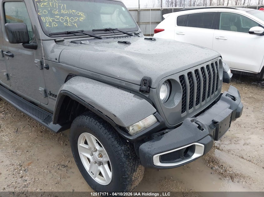 2020 Jeep Gladiator Sport VIN: 1C6HJTAG2LL209022 Lot: 12517171