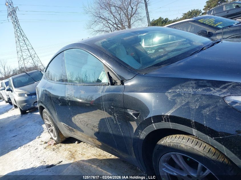 2023 Tesla Model Y VIN: LRWYGDEE3PC161653 Lot: 12517617