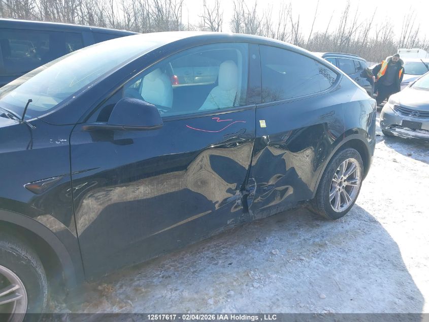 2023 Tesla Model Y VIN: LRWYGDEE3PC161653 Lot: 12517617