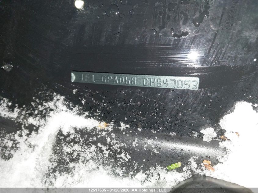 2013 Subaru Impreza VIN: JF1GPAD68DH847053 Lot: 12517635