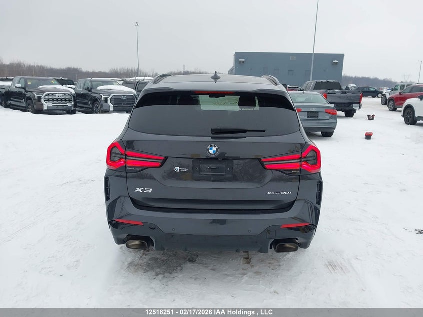 2024 BMW X3 xDrive30I VIN: 5UX53DP05R9V64762 Lot: 12518251