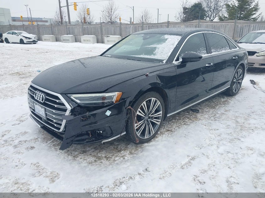 Vin: wau8daf81kn012218, lot: 2907503, audi a8 l 55 20192