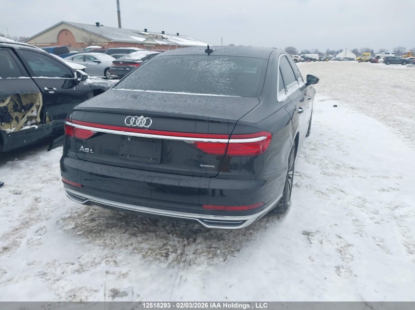 Vin: wau8daf81kn012218, lot: 2907503, audi a8 l 55 20194