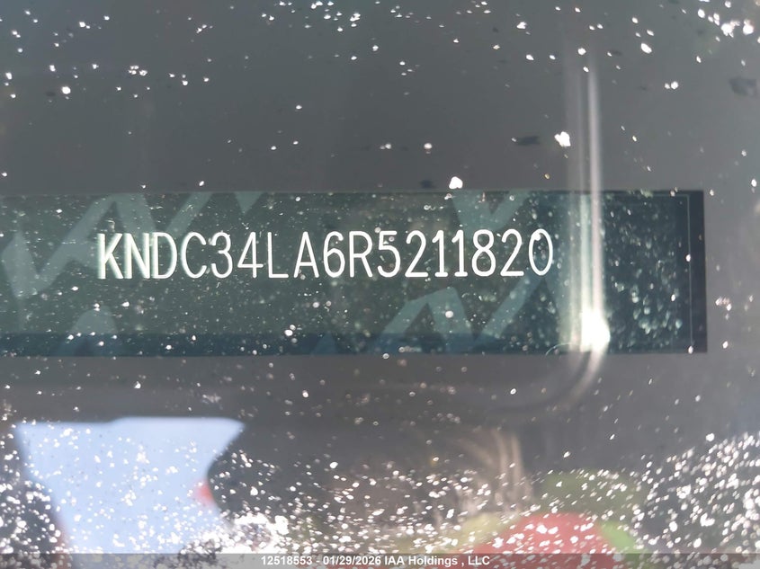 2024 Kia Ev6 Wind VIN: KNDC34LA6R5211820 Lot: 12518553