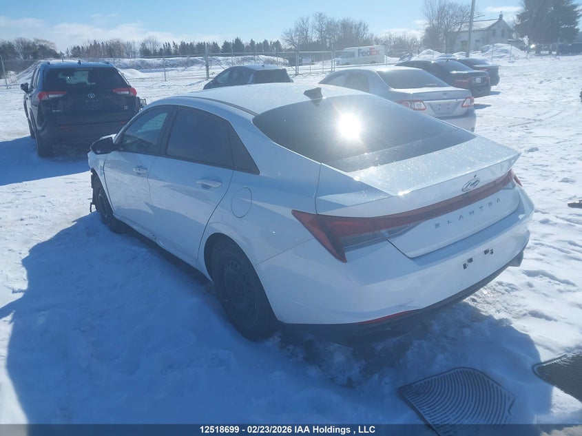 Vin: kmhlm4ag3mu068243, lot: 2907921, hyundai elantra preferred ivt with sun and tech package 20213