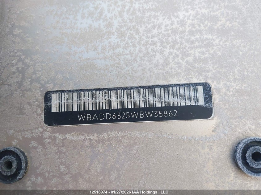 1998 BMW 528I VIN: WBADD6325WBW35862 Lot: 12518974