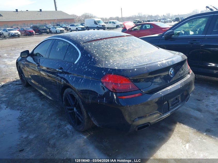 2013 BMW 650I Gran Coupe xDrive VIN: WBA6B4C54DDG67865 Lot: 12519040