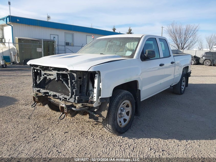 2018 Chevrolet Silverado K1500/K1500 Ls, Удар спереди, IAAI, VIN 1GCVKNEH4JZ132624 — фото 2