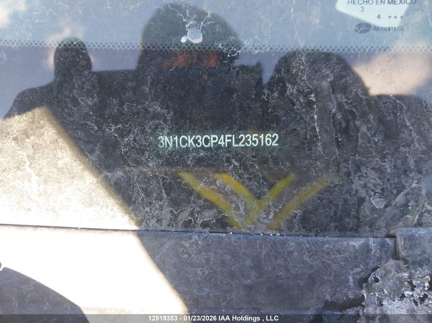 2015 Nissan Micra VIN: 3N1CK3CP4FL235162 Lot: 12519353