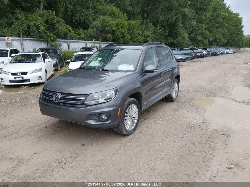 2016 Volkswagen Tiguan Comfort/High/R-Line/Sp Ed, Возможны проблемы с механикой, IAAI, VIN WVGJV7AX3GW539838 — фото 2