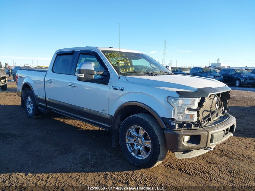 1FTFW1EG5GFB58457 2016 Ford F-150 Lariat auction photo 1